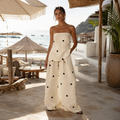 conjunto de lino con lunares. Sormiou