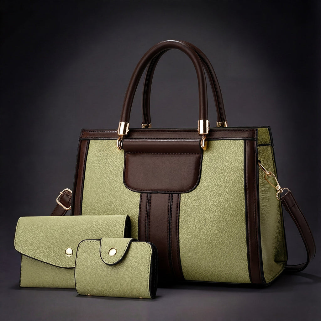 bolso estructurado bicolor con piel martillada. Matilde