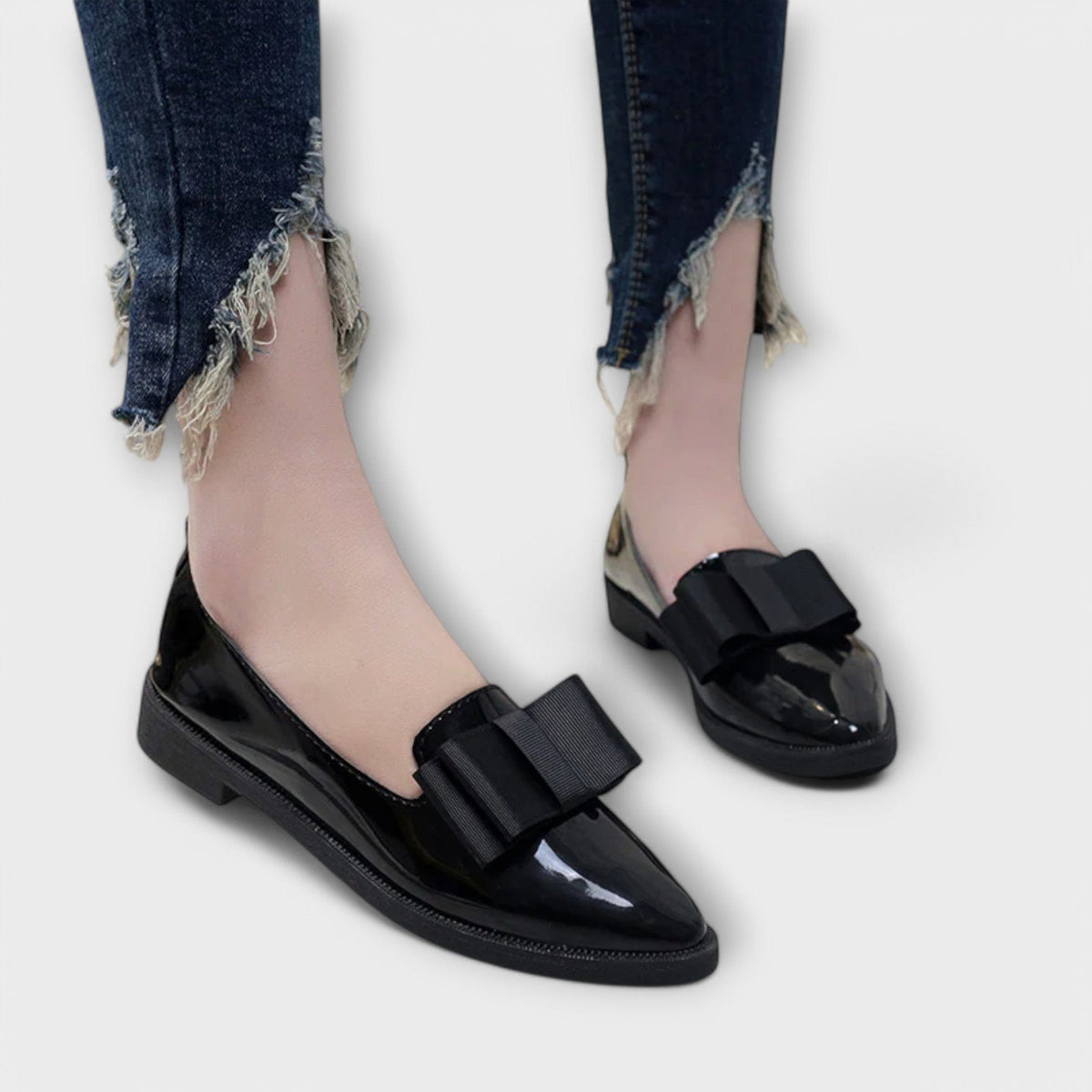 mocasín casual de piel. Bianca
