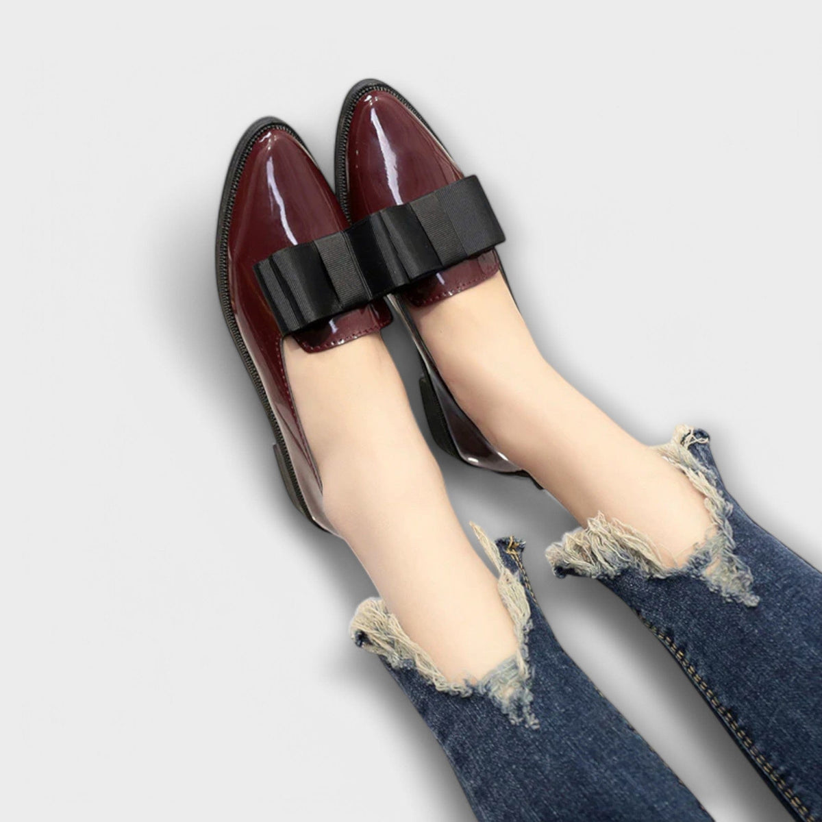 mocasín casual de piel. Bianca