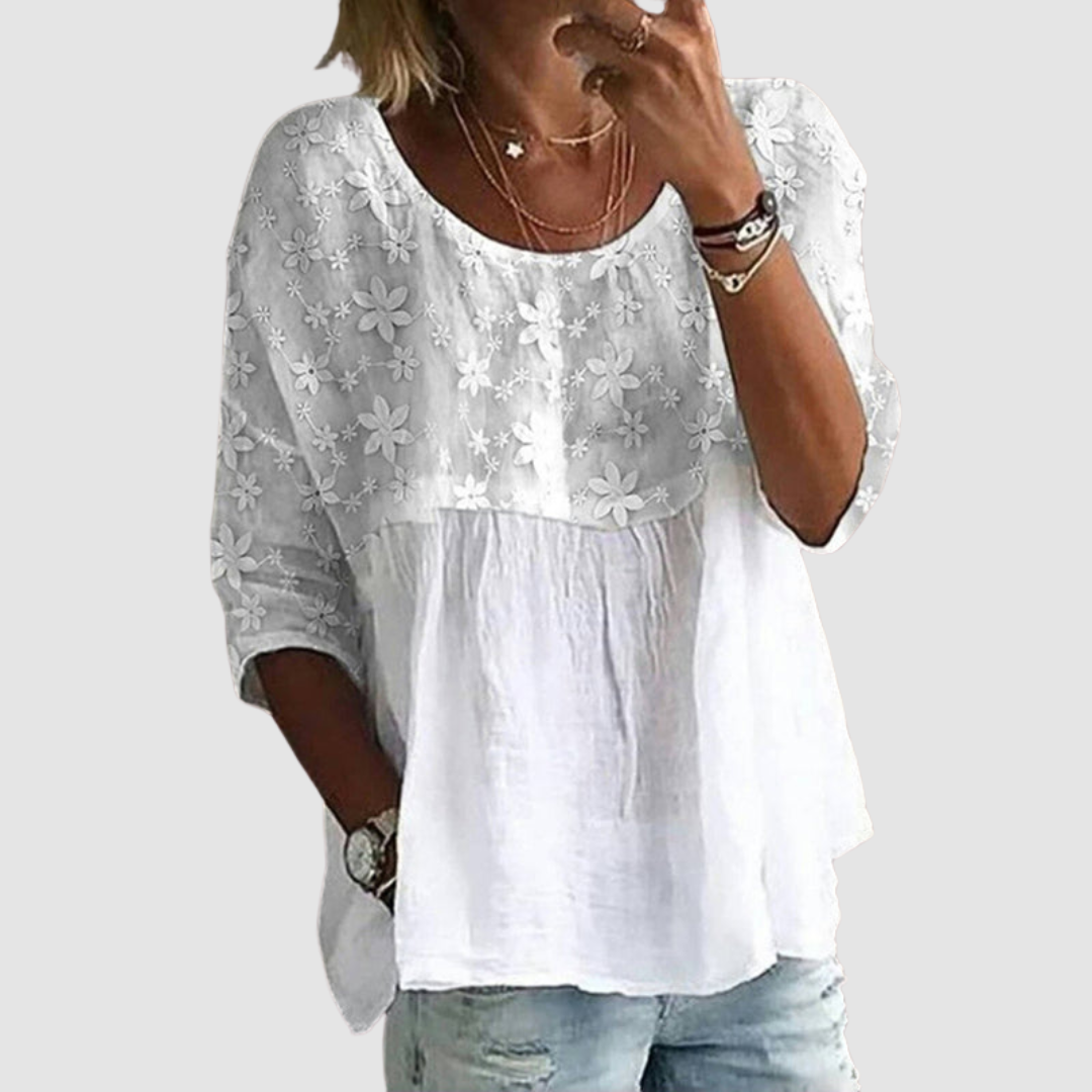 camisa de algodón de corte holgado. Tasha
