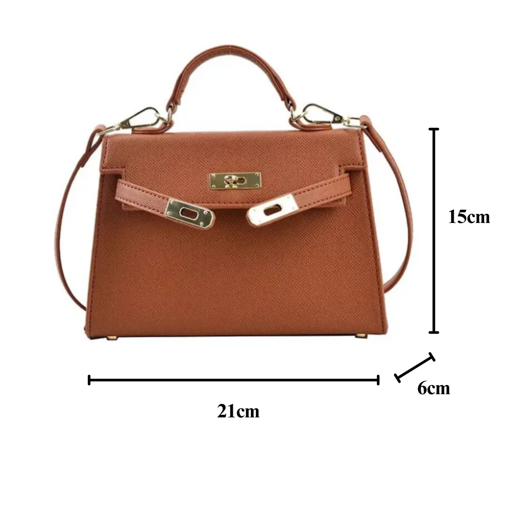 bolso bandolera de piel con solapa. Tarifa
