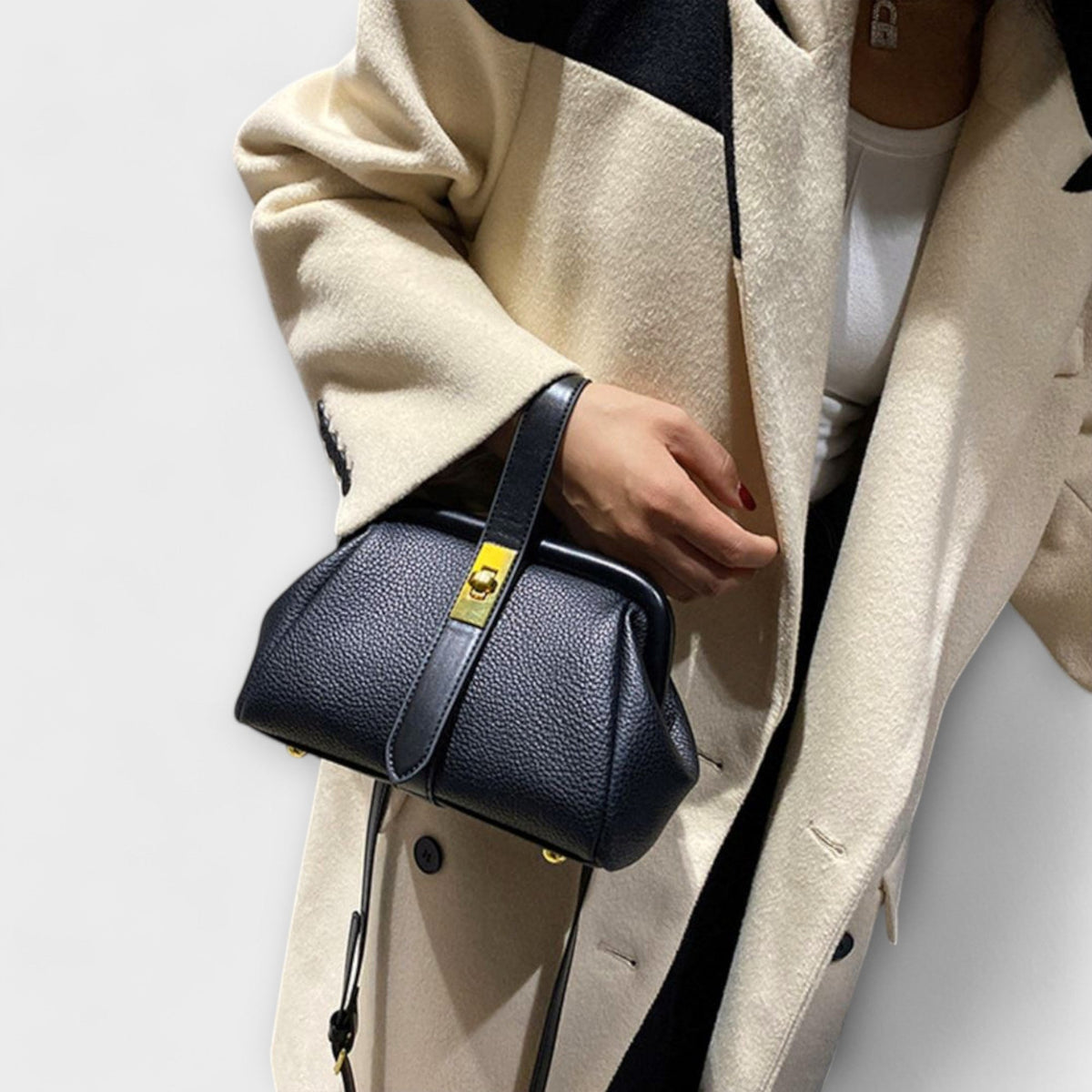 bolsa structured con asa de mano. Gaieta