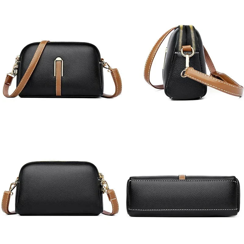 bolso bandolera compacto de piel vegana. Mojácar
