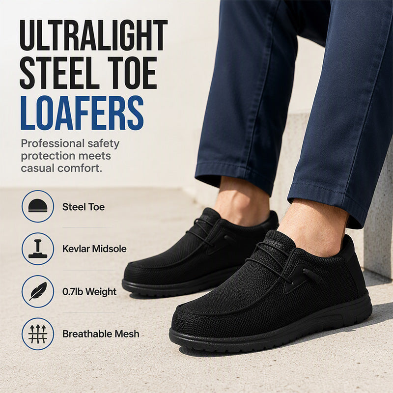 zapato de seguridad bajo con puntera de acero, 0,7 kg. Rebel